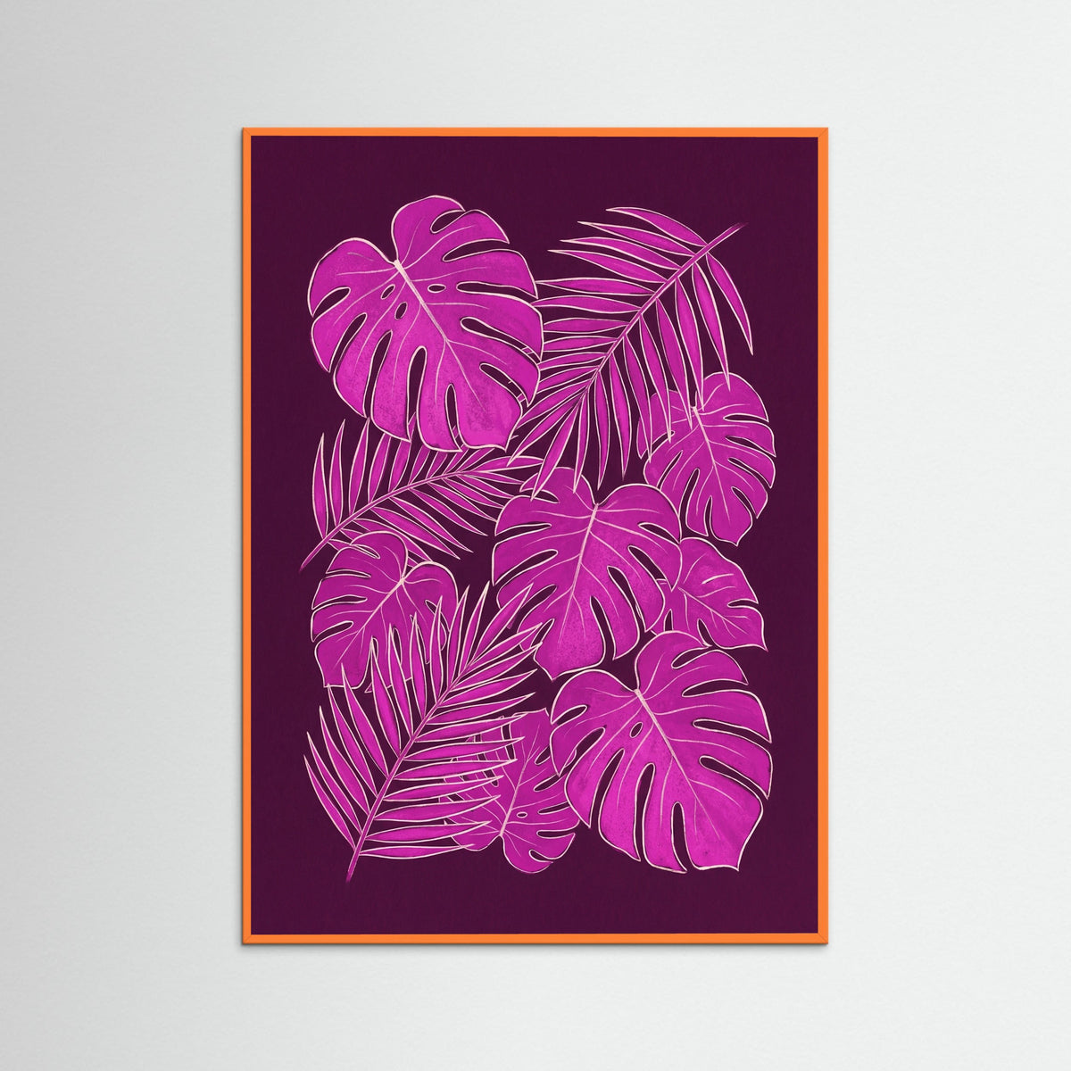 Orange Wood Violet Blooms