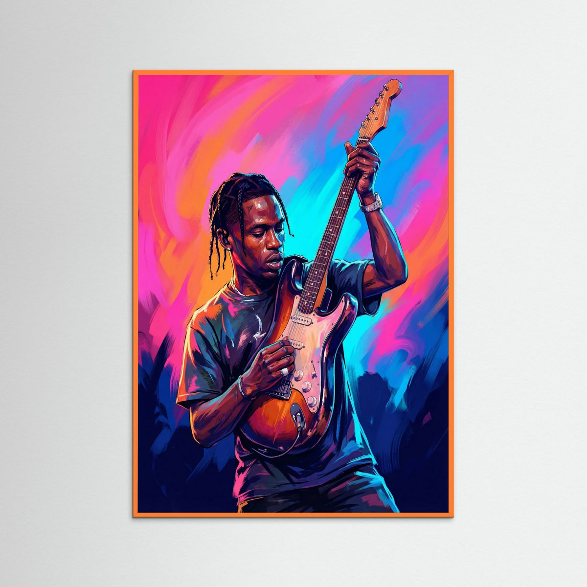 Orange Wood Vivid Melody