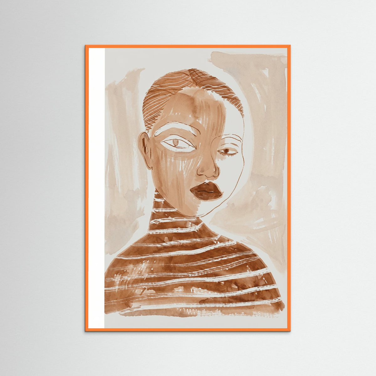 Orange Wood Warm Contemplation