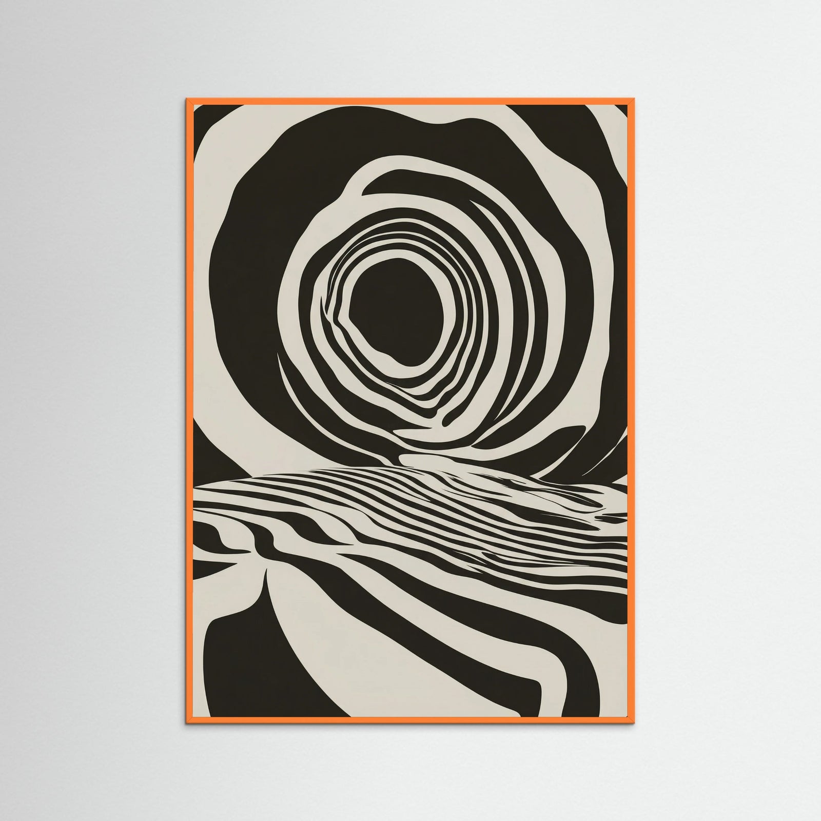 Orange Wood Warped Dimension