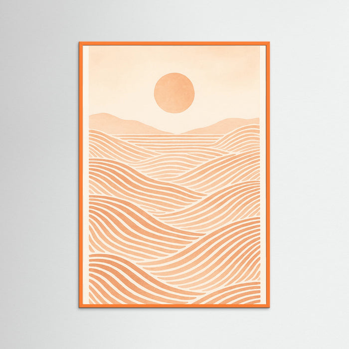 Orange Wood Wave Dancer