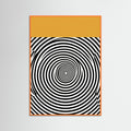 Orange Wood Wavy Bauhaus