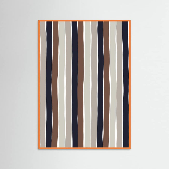 Wavy Earth Stripes Poster – poster and art print