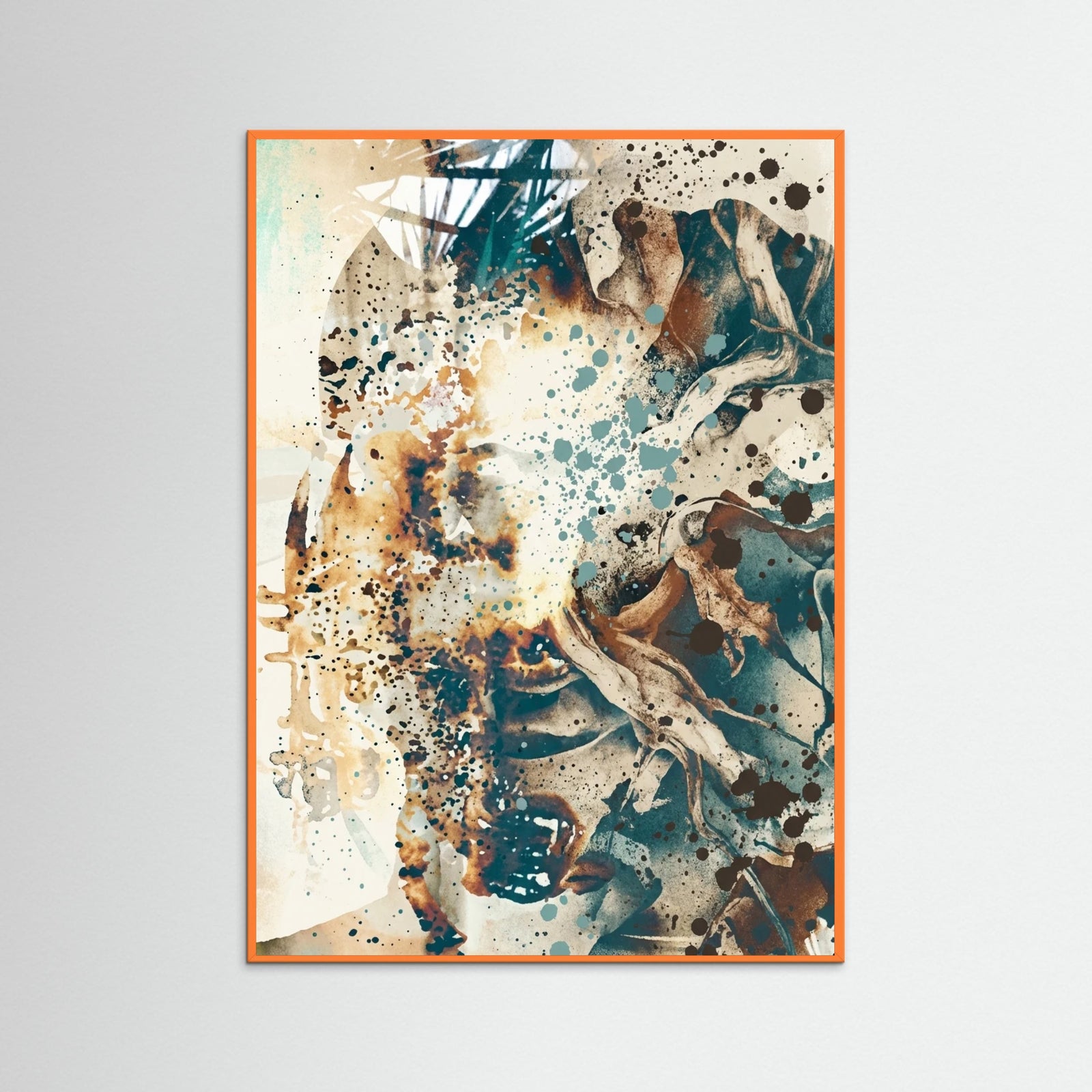 Orange Wood Weathered Echoes