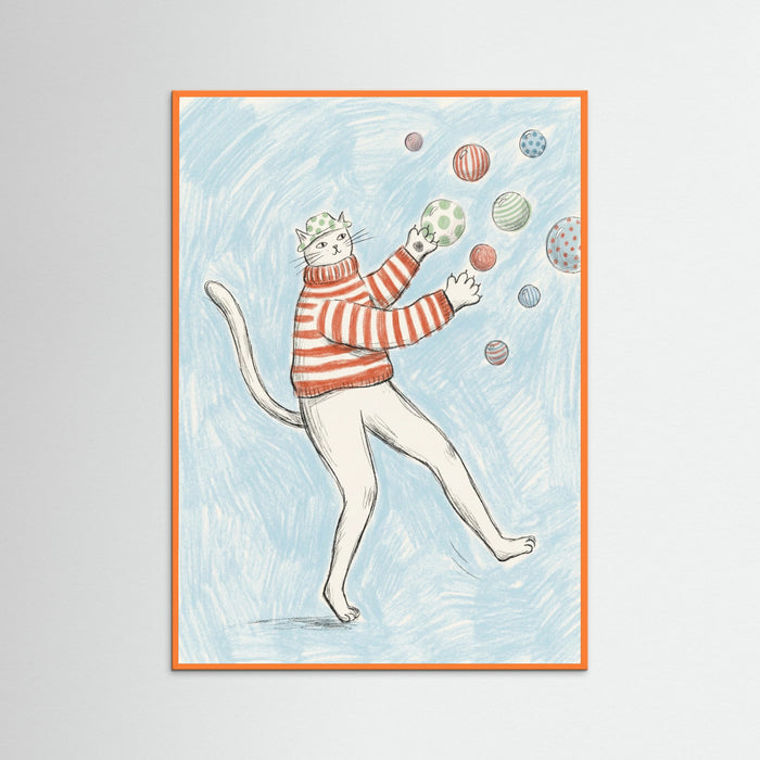 Orange Wood Whimsical Balance