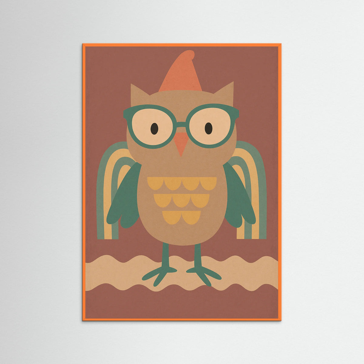 Orange Wood Whimsical Disguise