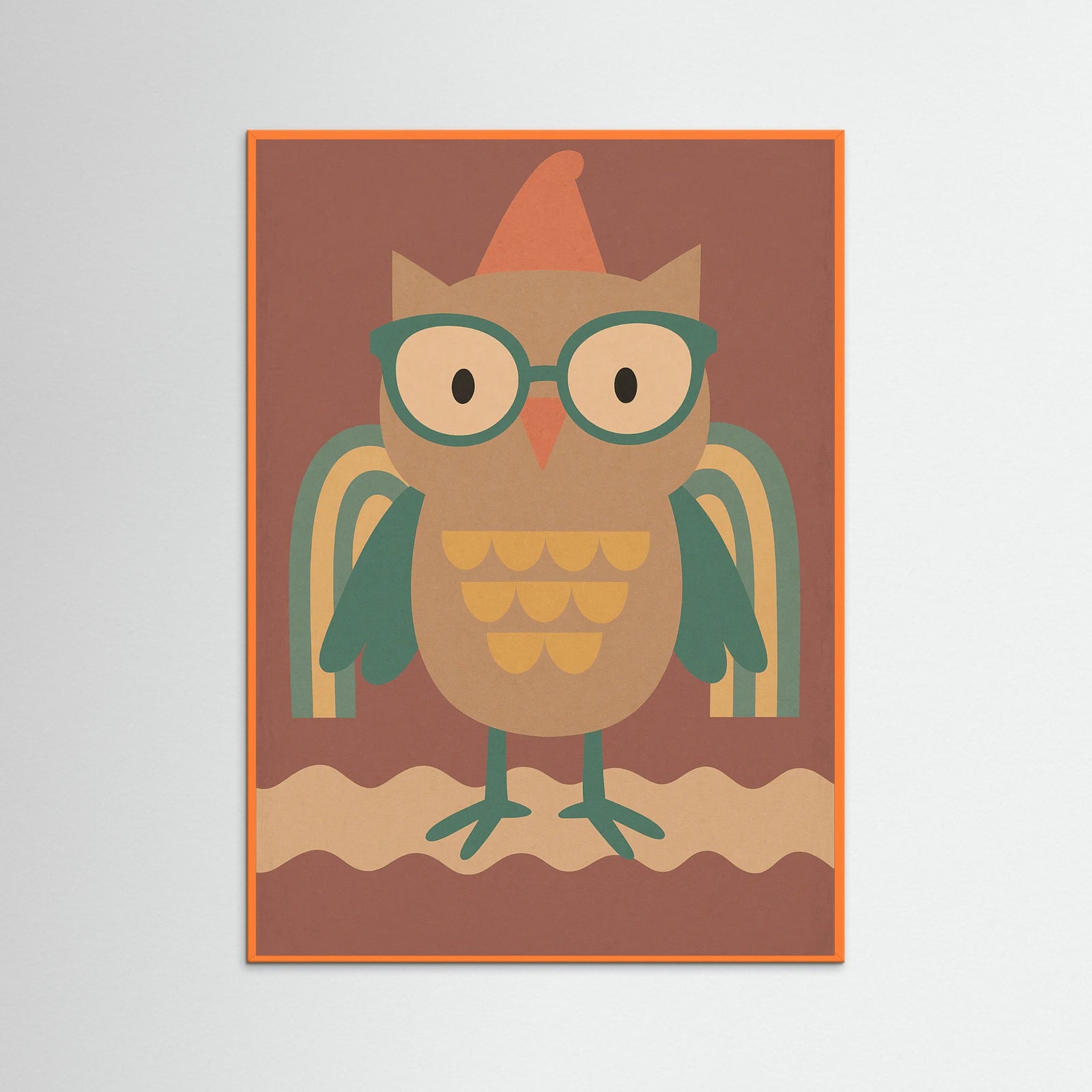 Orange Wood Whimsical Disguise