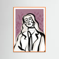 Orange Wood Whimsical Essence Poster