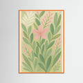Orange Wood Whimsical Pastels