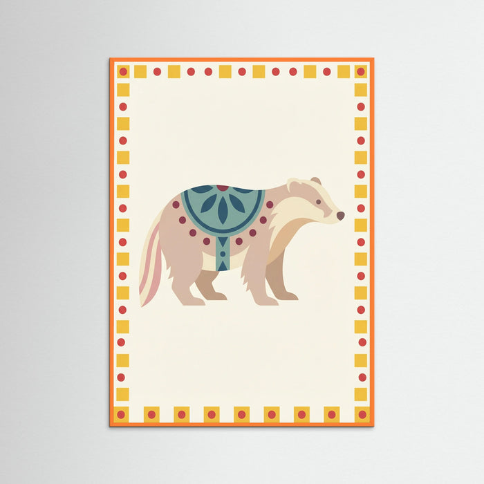 Orange Wood Whimsical Steed