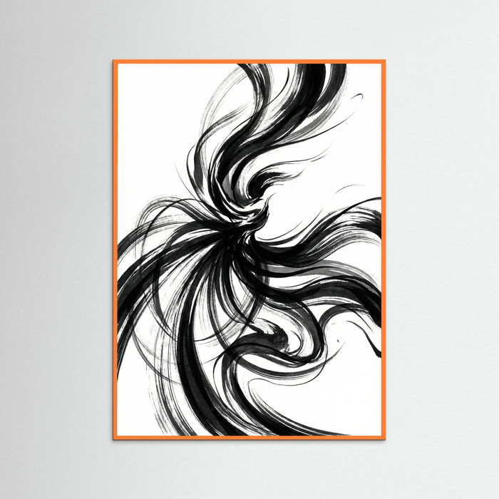 Orange Wood Whirling Grace
