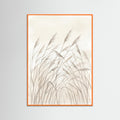 Orange Wood Whispering Feathers