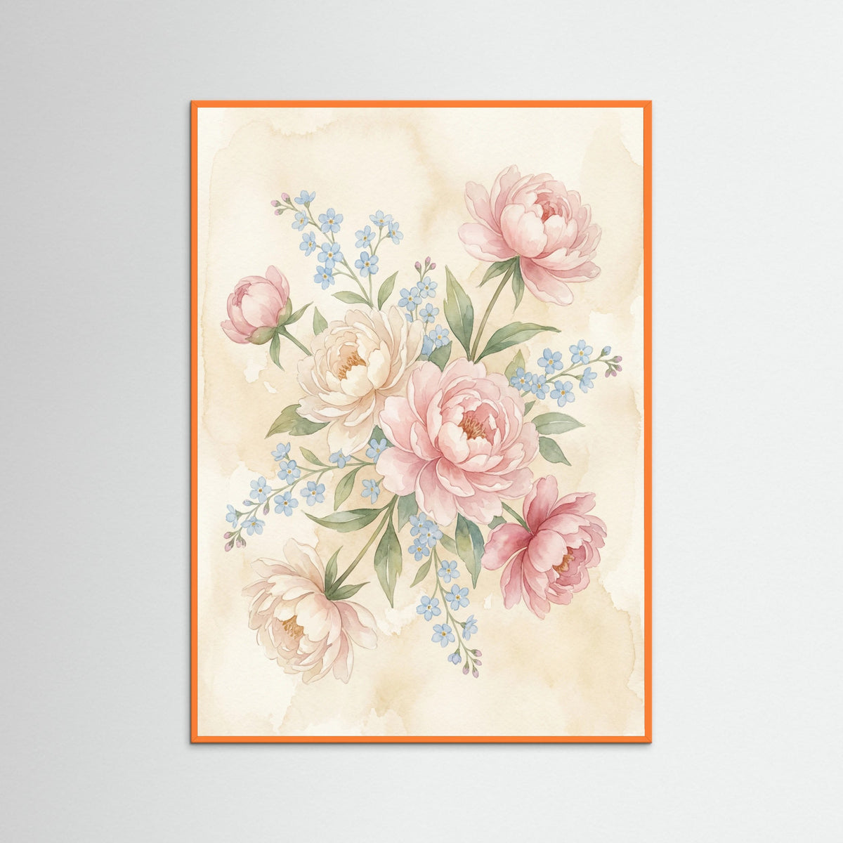 Orange Wood Whispering Petals