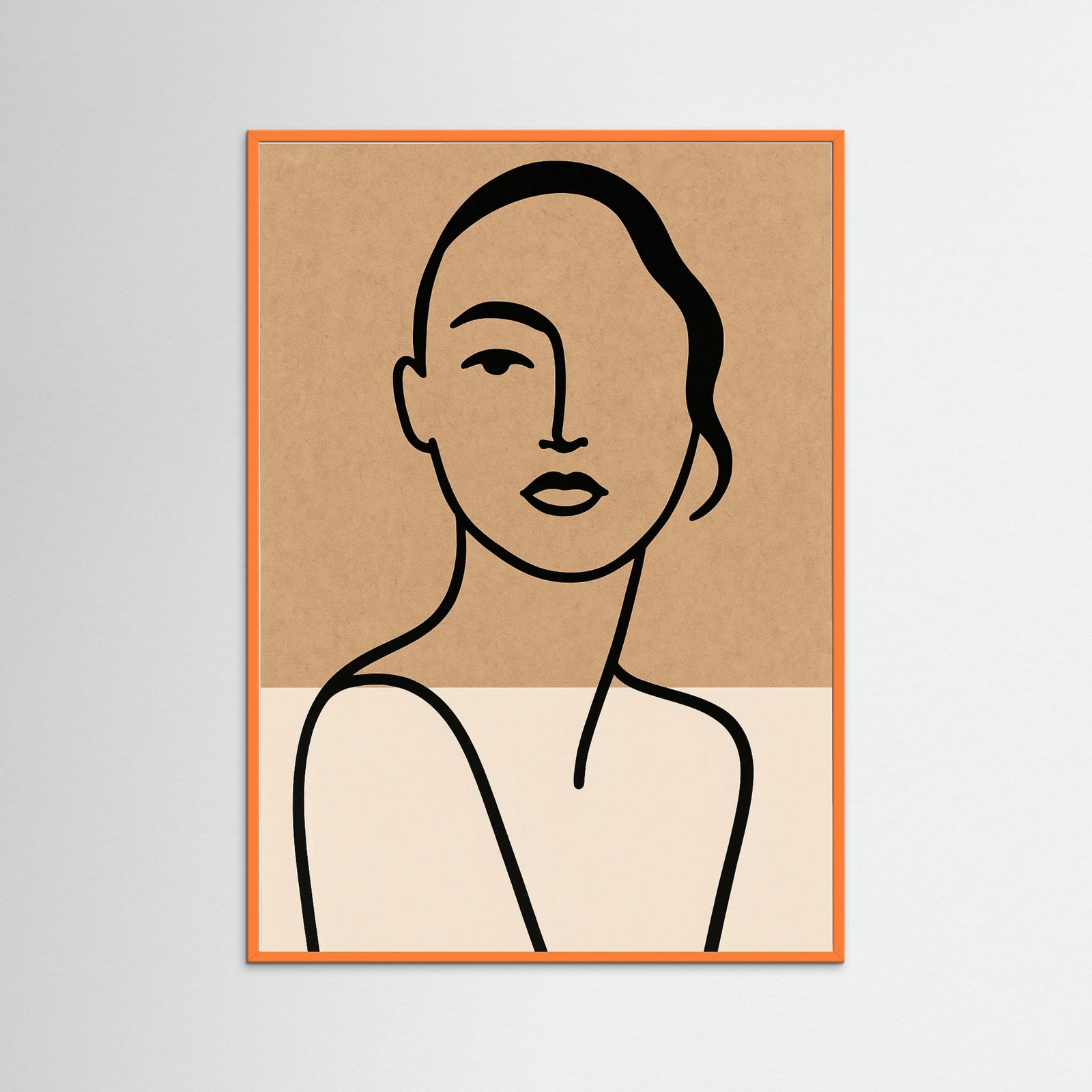 Orange Wood Whispering Portrait