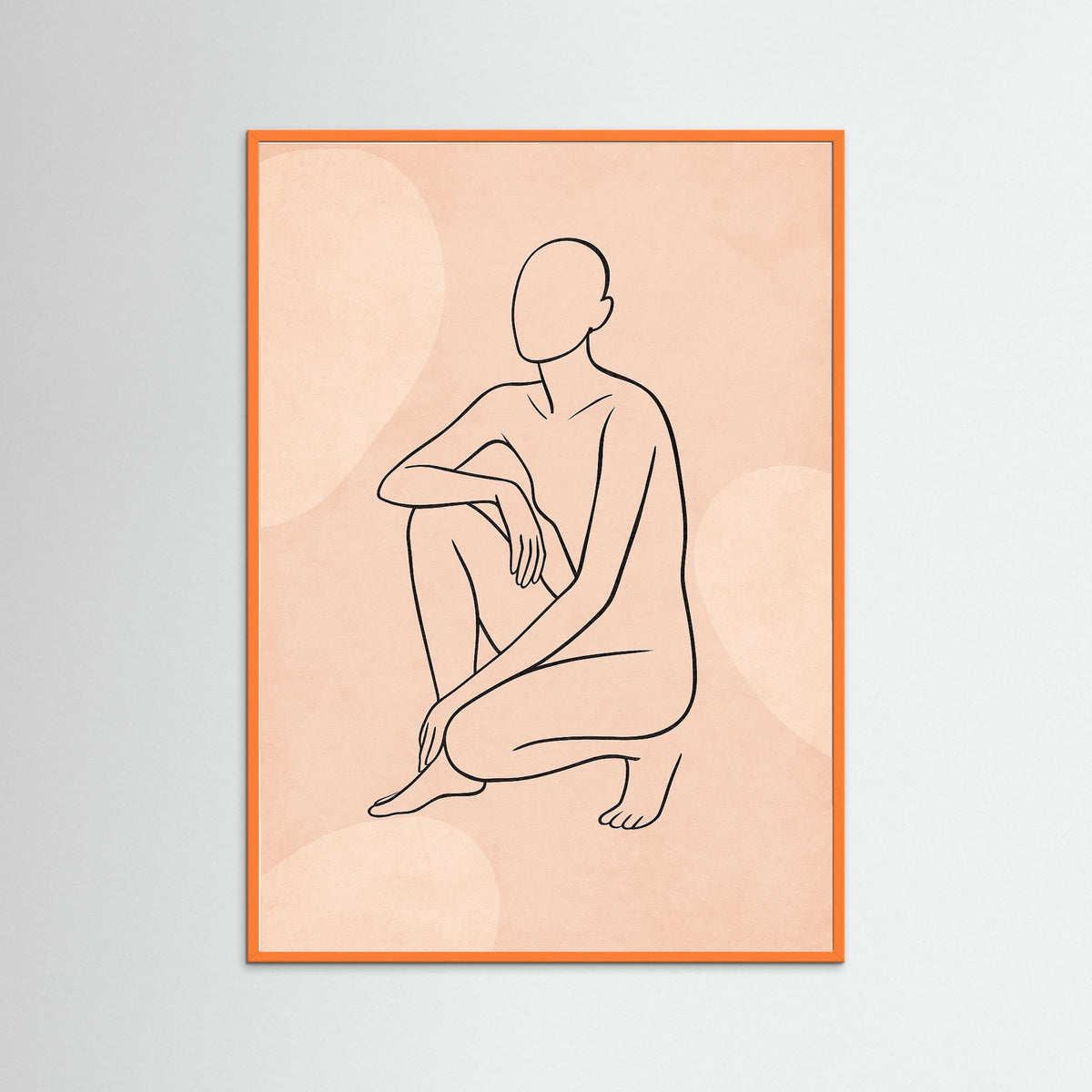 Orange Wood Whispering Silhouette