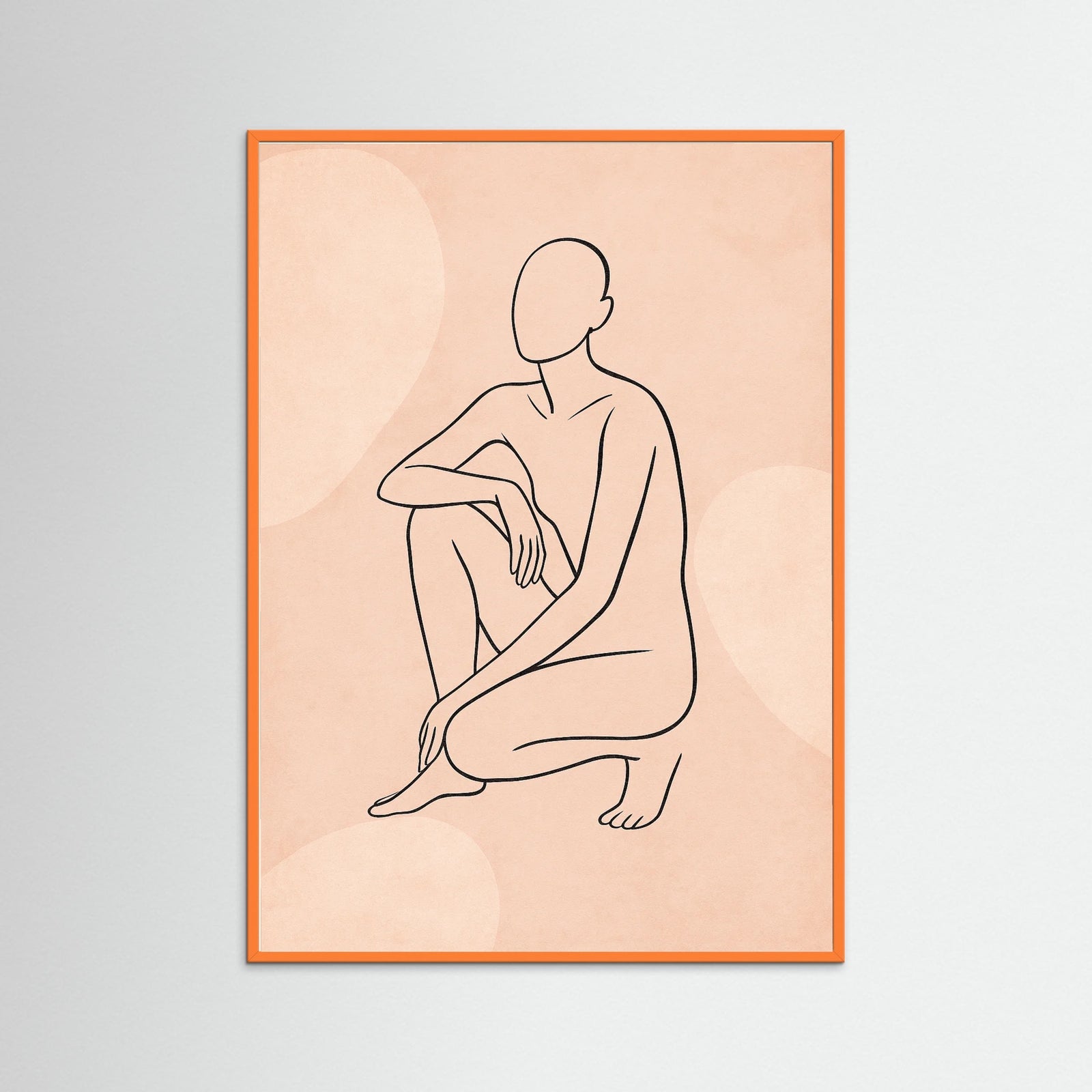 Orange Wood Whispering Silhouette