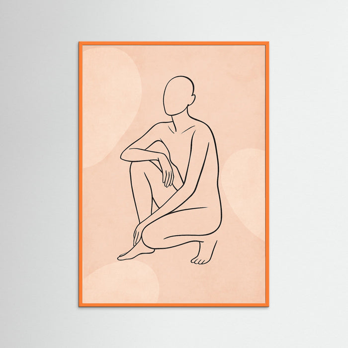 Orange Wood Whispering Silhouette
