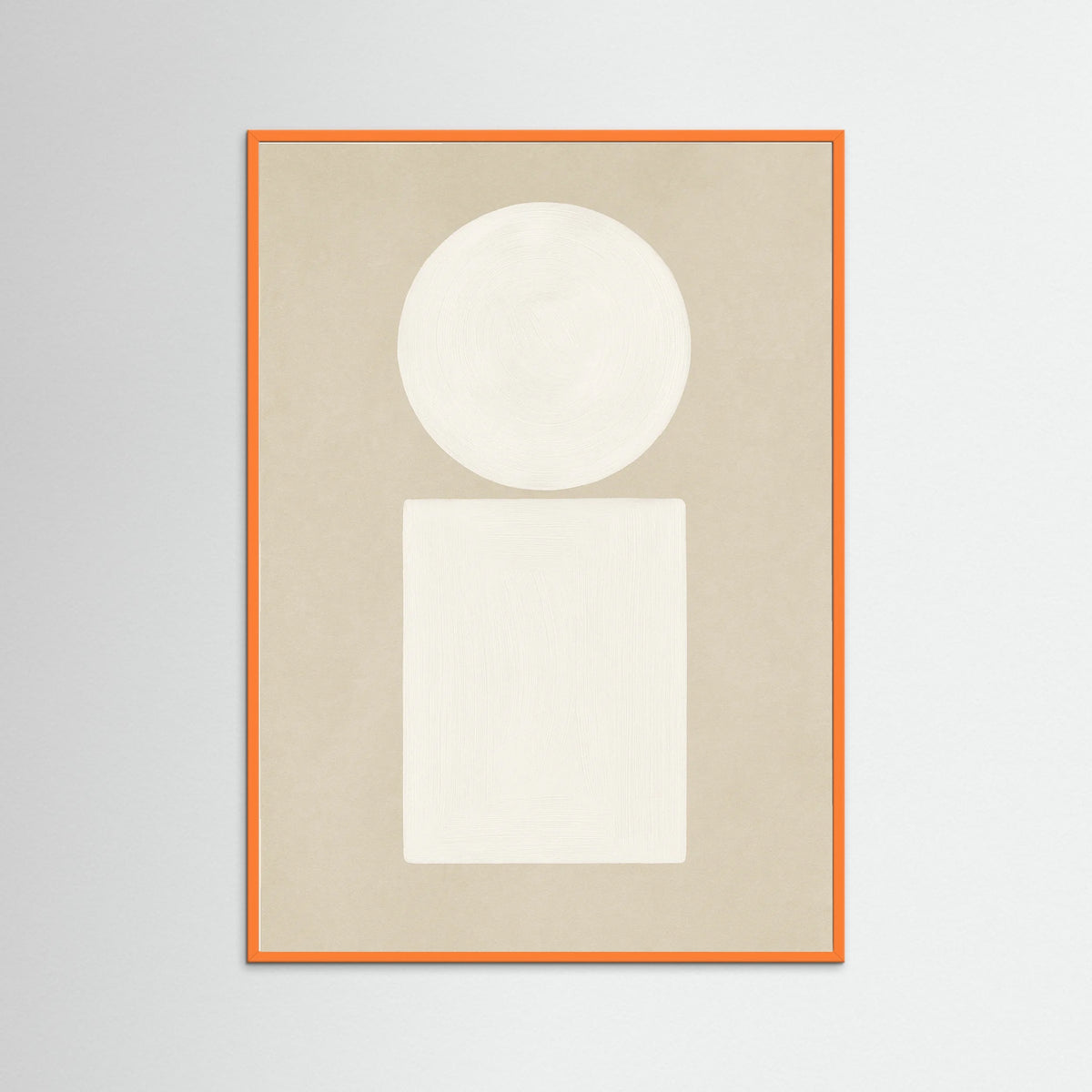 Orange Wood Whispering Strokes