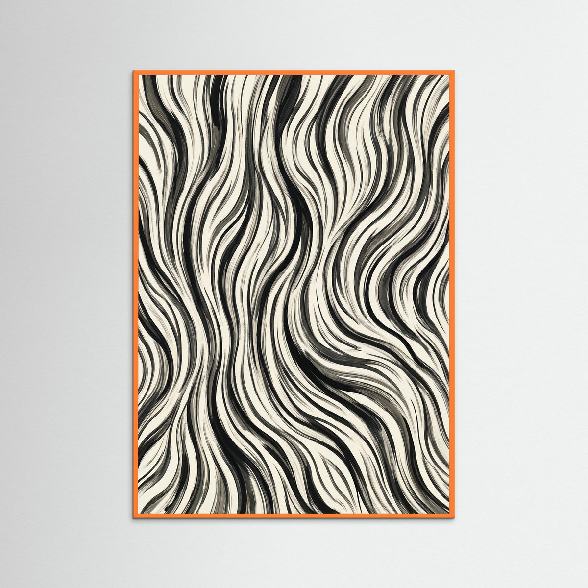 Orange Wood Wild Stripes