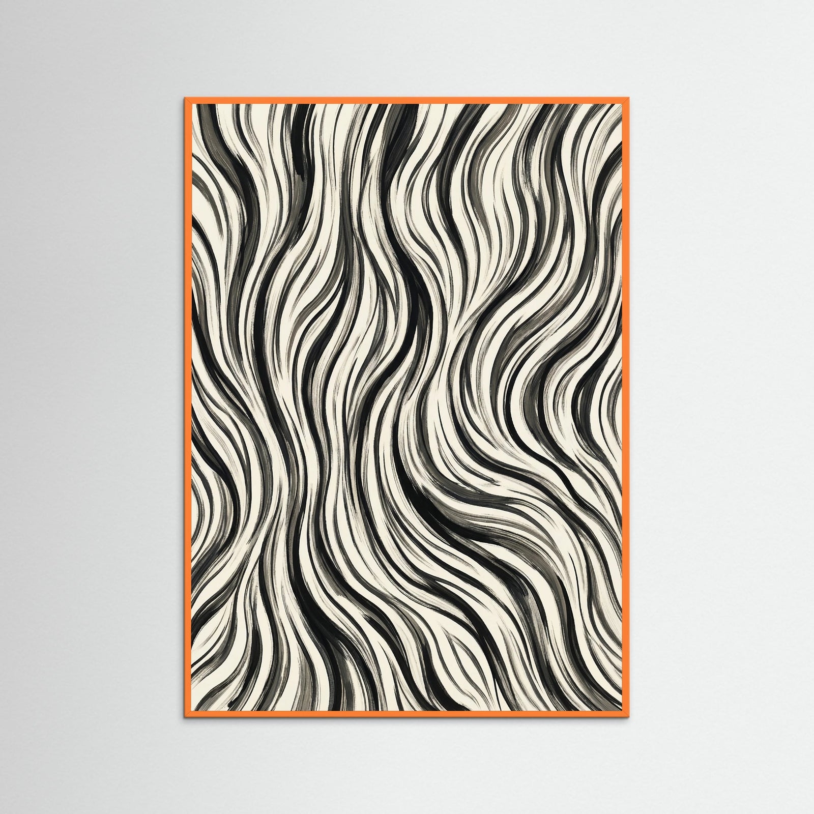 Orange Wood Wild Stripes