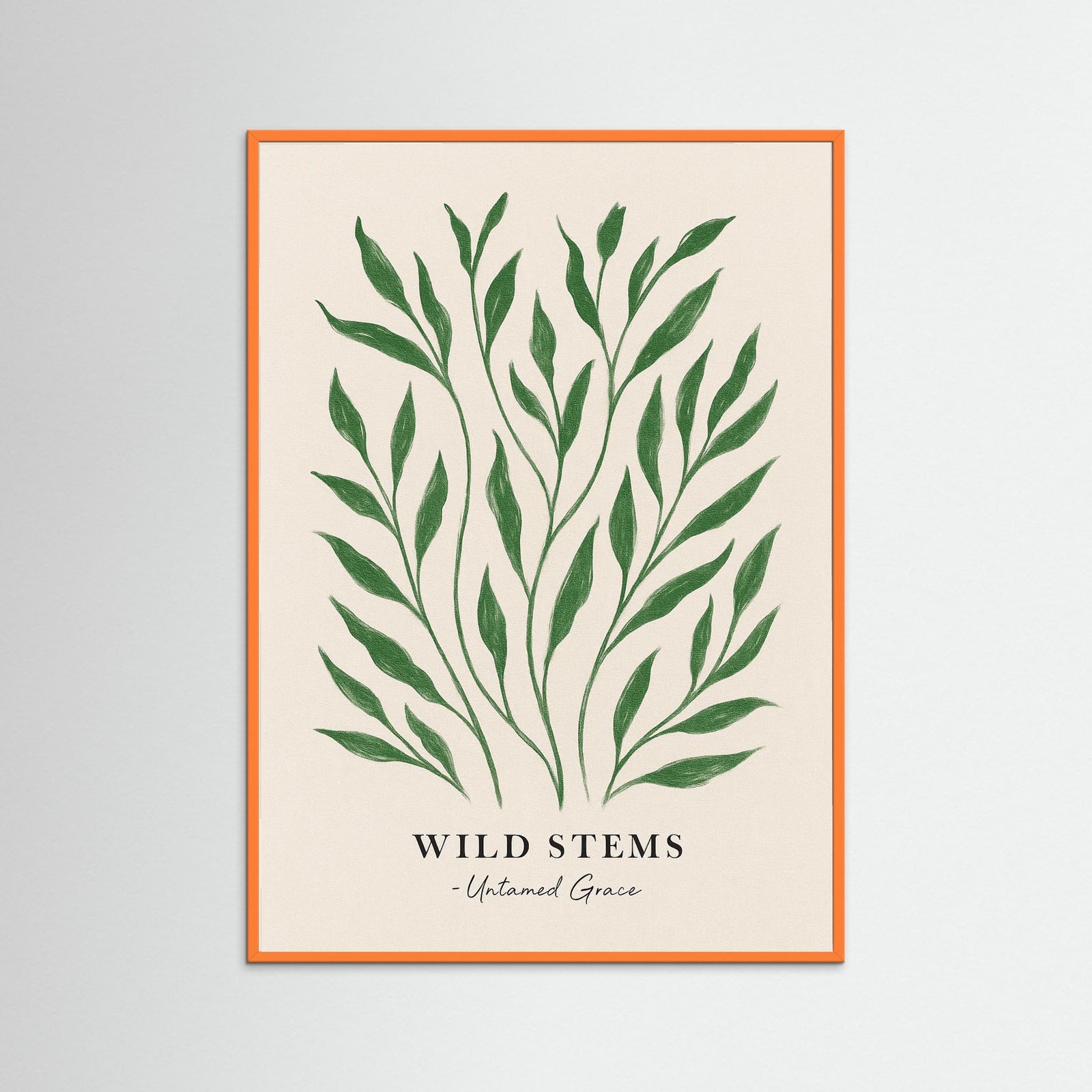 Orange Wood Wild stems