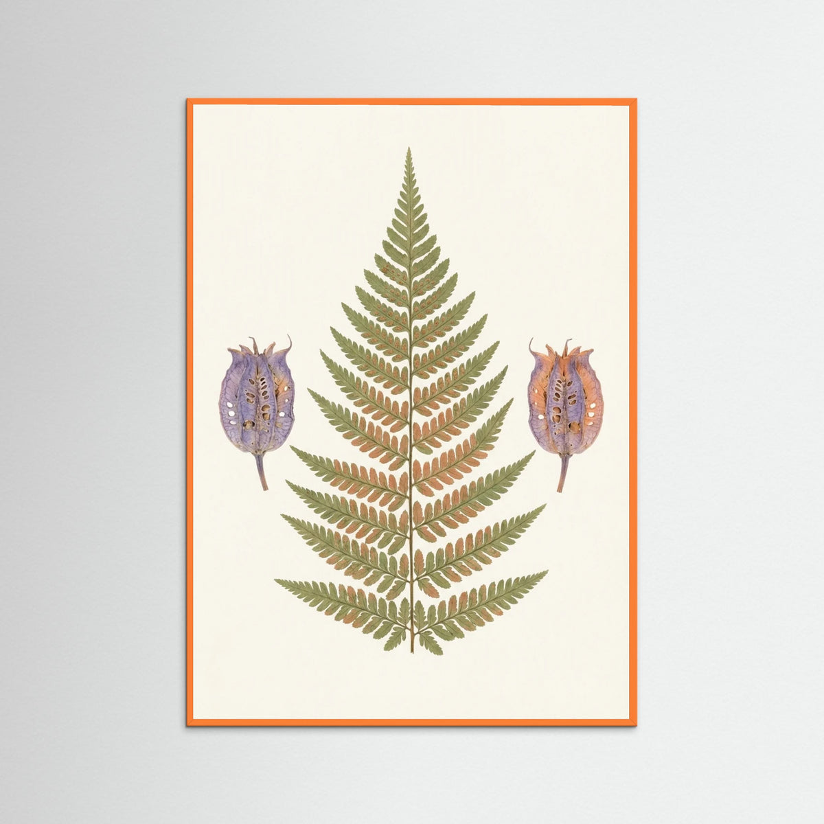 Orange Wood Wildflower Bundle