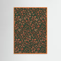 Orange Wood Willow Bough Pattern