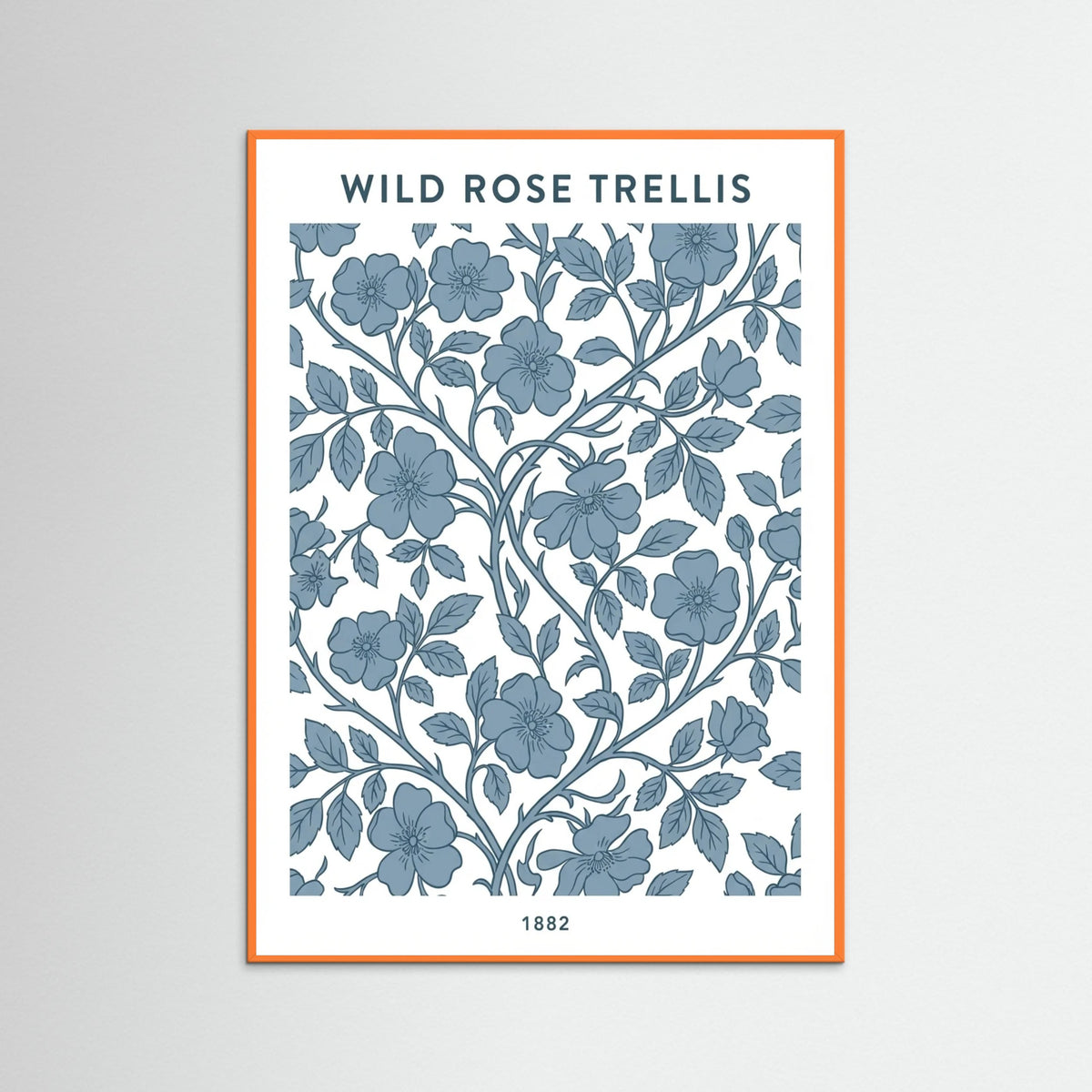 Orange Wood Willow Pattern Calm
