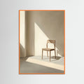 Orange Wood Window Light