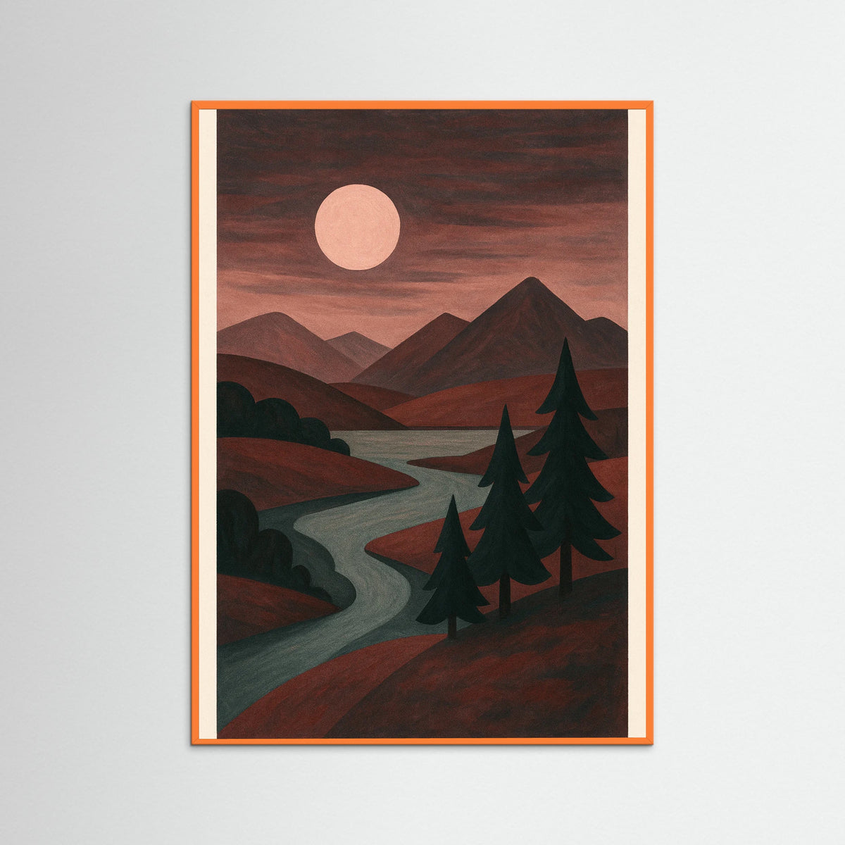 Orange Wood Wine and Cheese