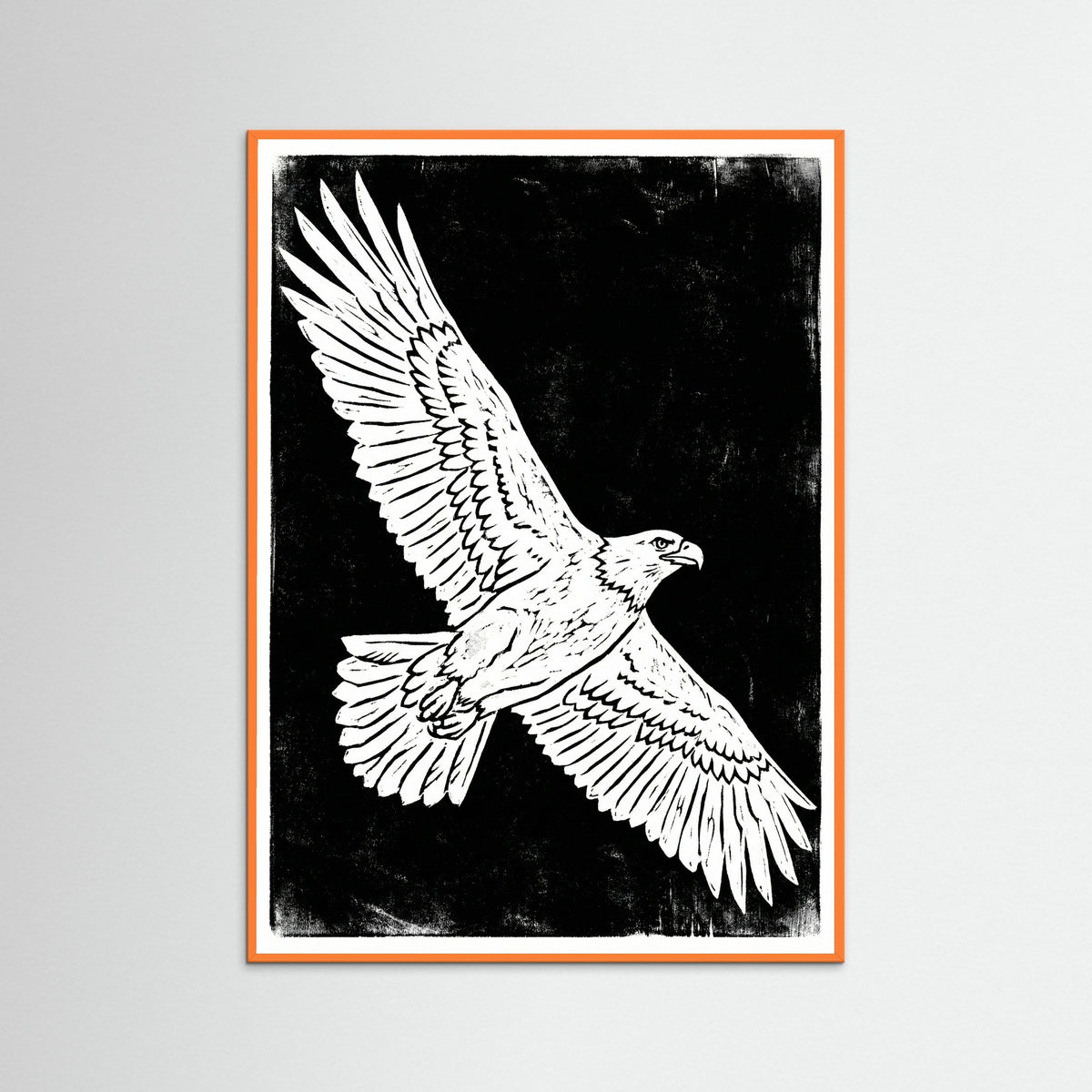 Orange Wood Winged Ascent