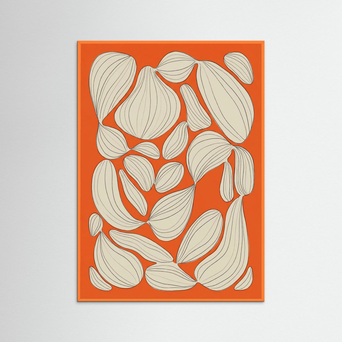 Orange Wood Winged Forms
