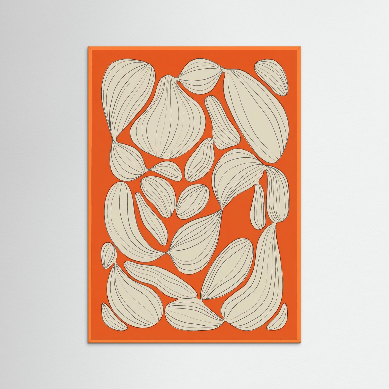 Orange Wood Winged Forms