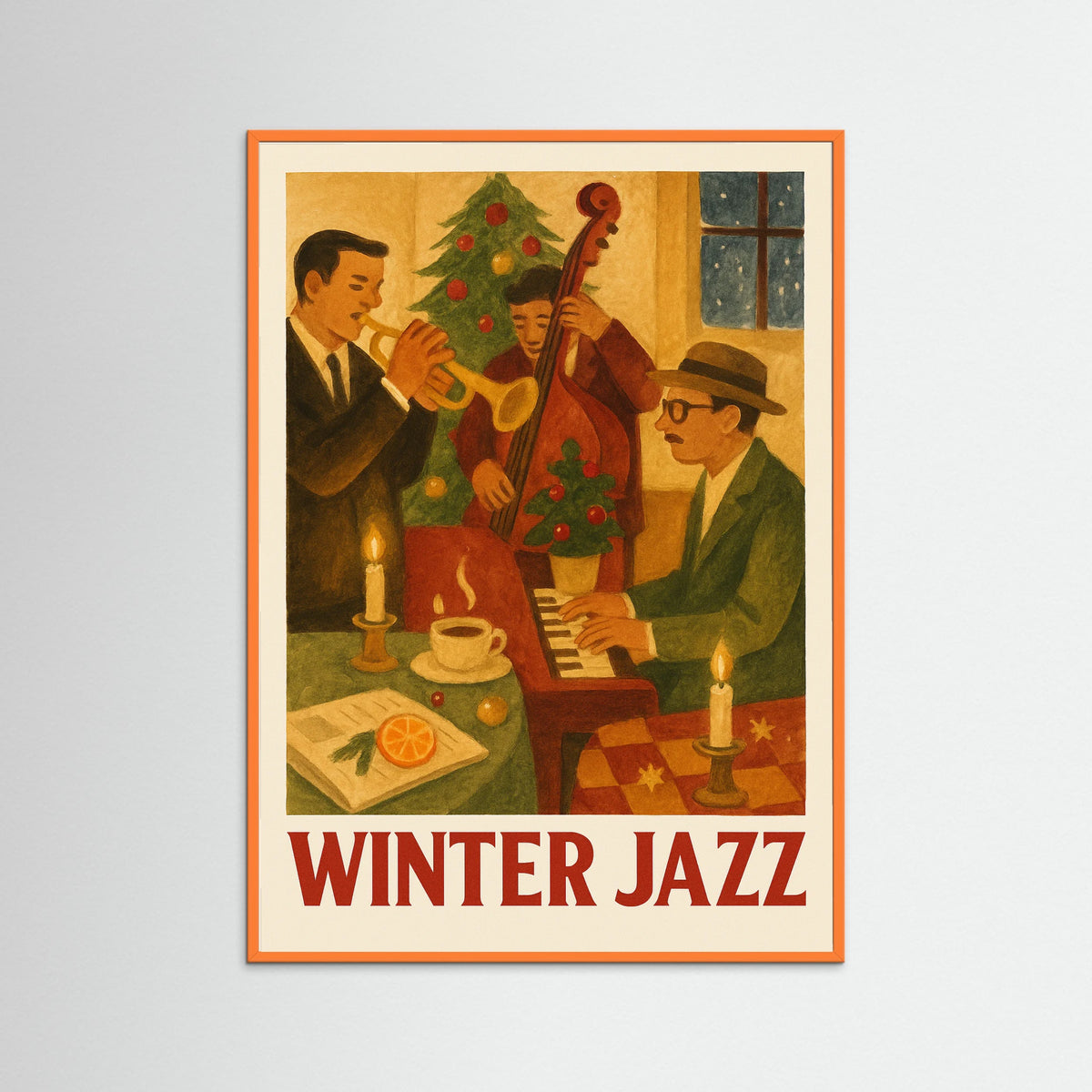 Orange Wood Winter Jazz
