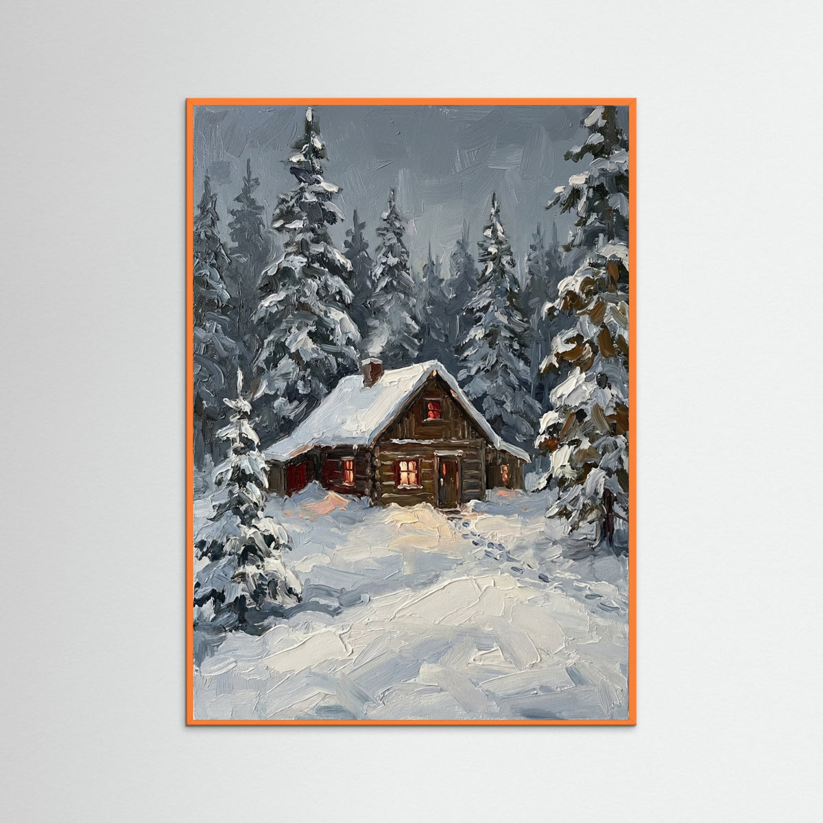 Orange Wood Winter Journey