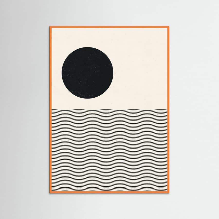 Affiche Woodblock Ocean – affiche et impression d’art