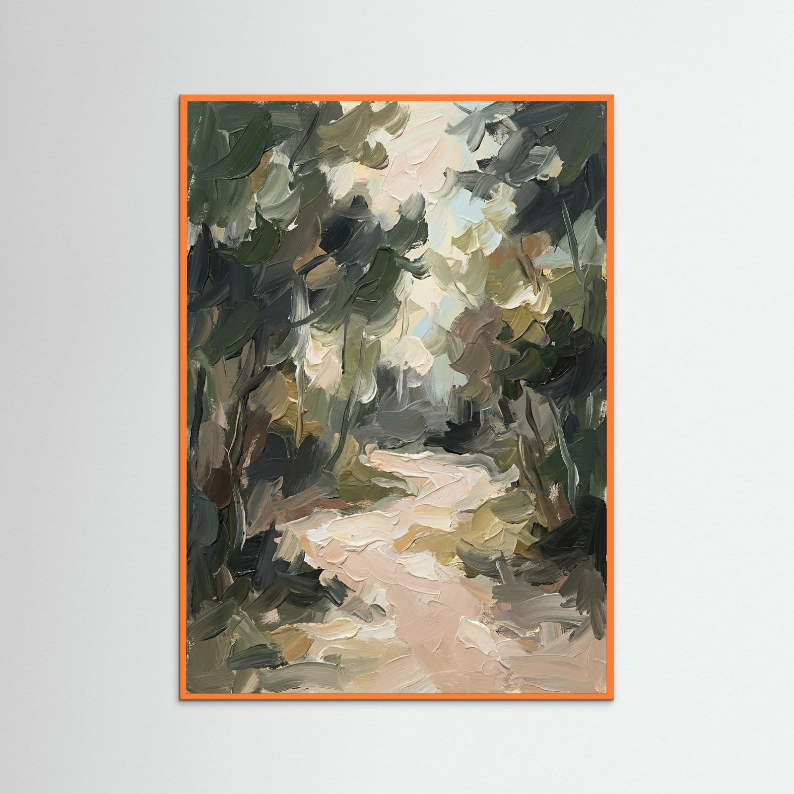 Orange Wood Woodland Embrace