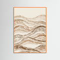 Orange Wood Woven Echoes
