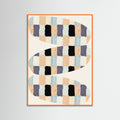 Orange Wood Woven Flow