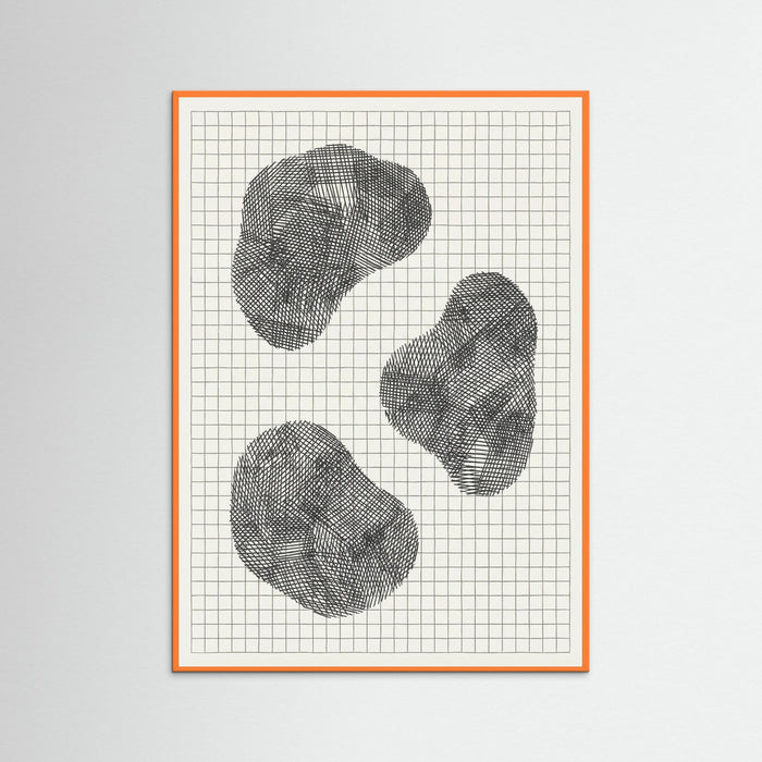 Orange Wood Woven Form
