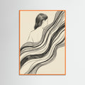 Orange Wood Woven Grace