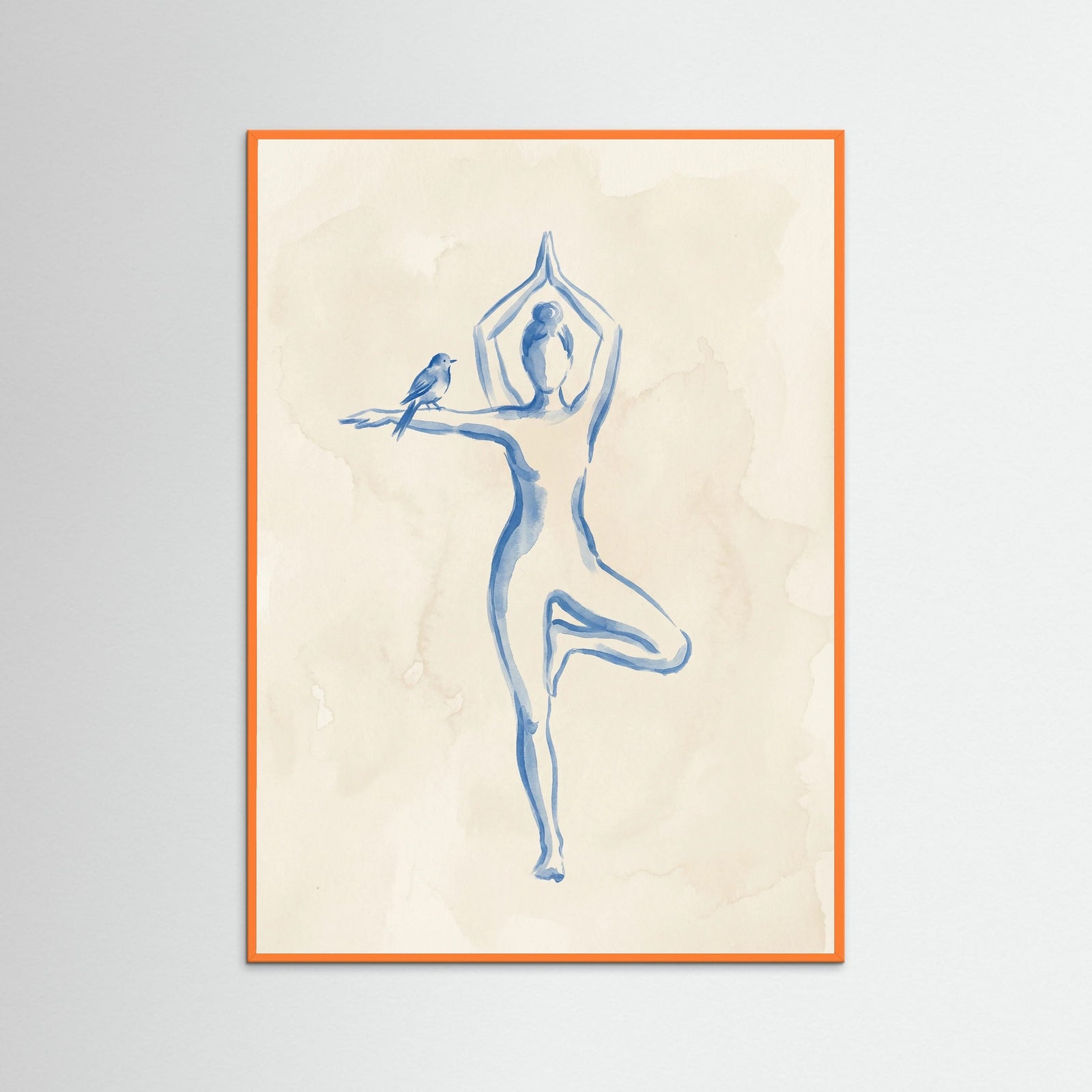 Orange Wood Yoga Companion