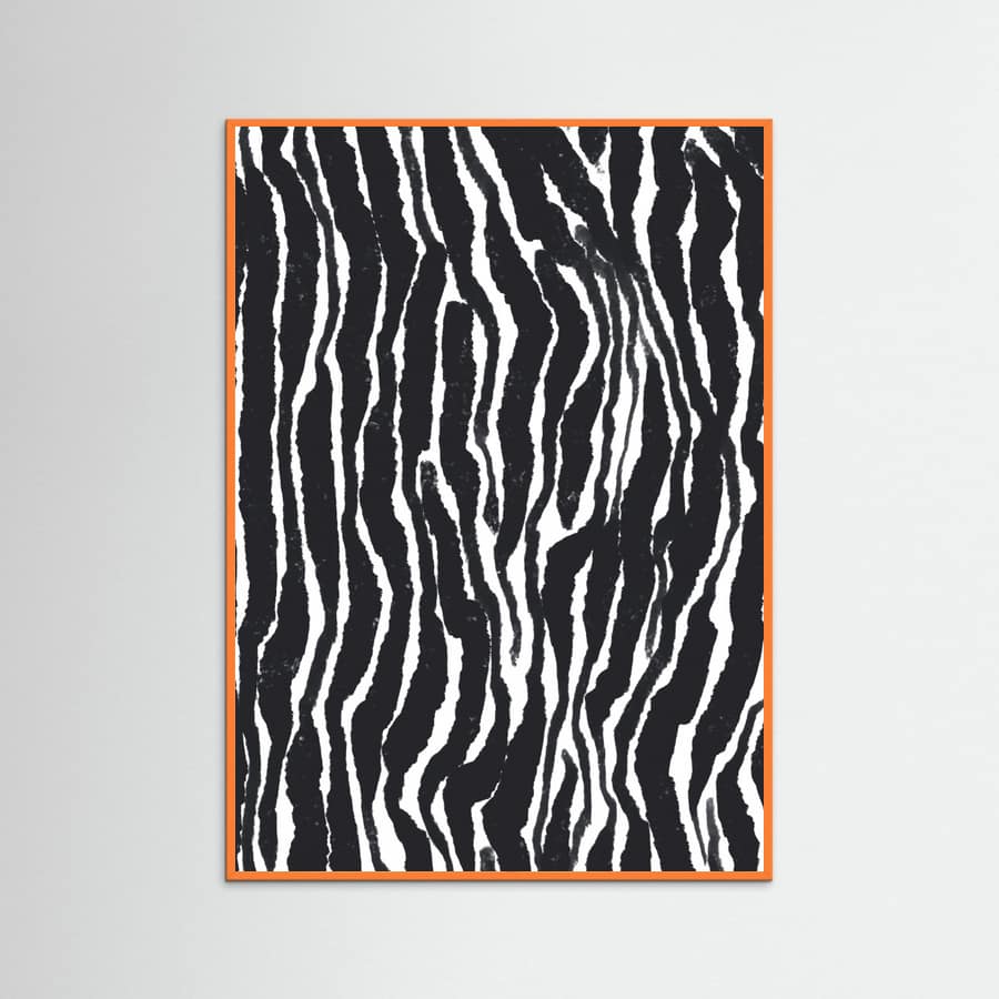 Zebra Pattern Poster – poster and art print