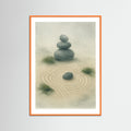 Orange Wood Zen Garden