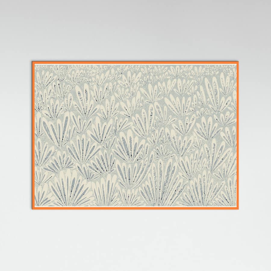 calming essentials meadow chalky blue Poster – poster and art print