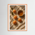 Orange Wood photo Lemons on Plate