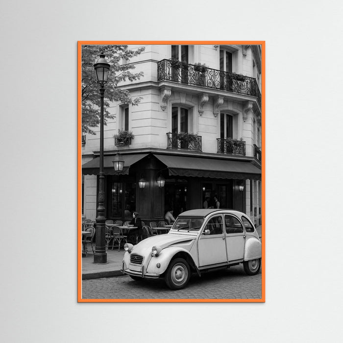 Orange Wood photo Parisian Cafe Scene