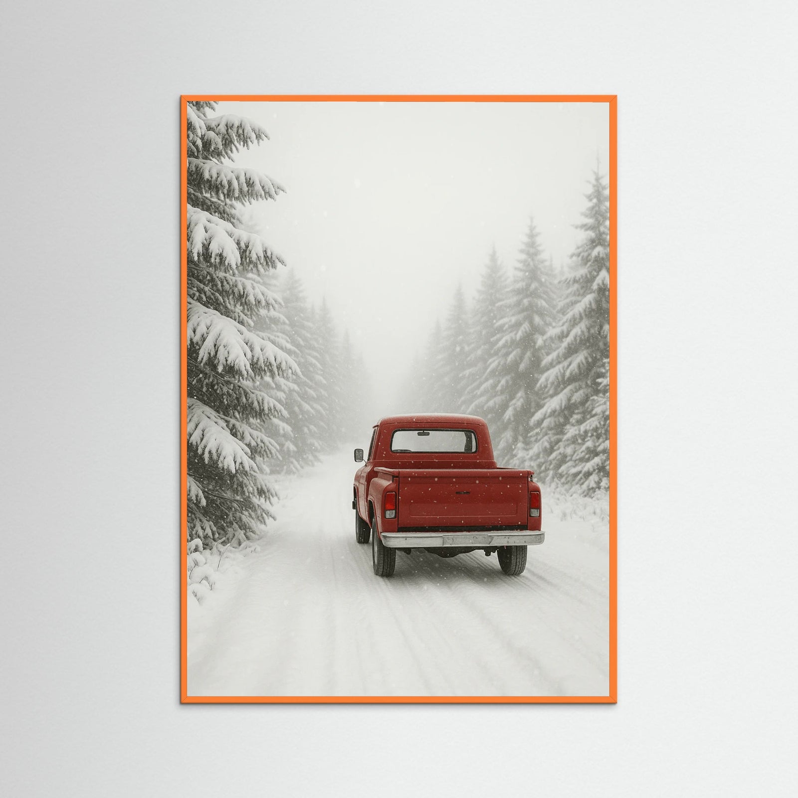 Orange Wood photo Winter Journey