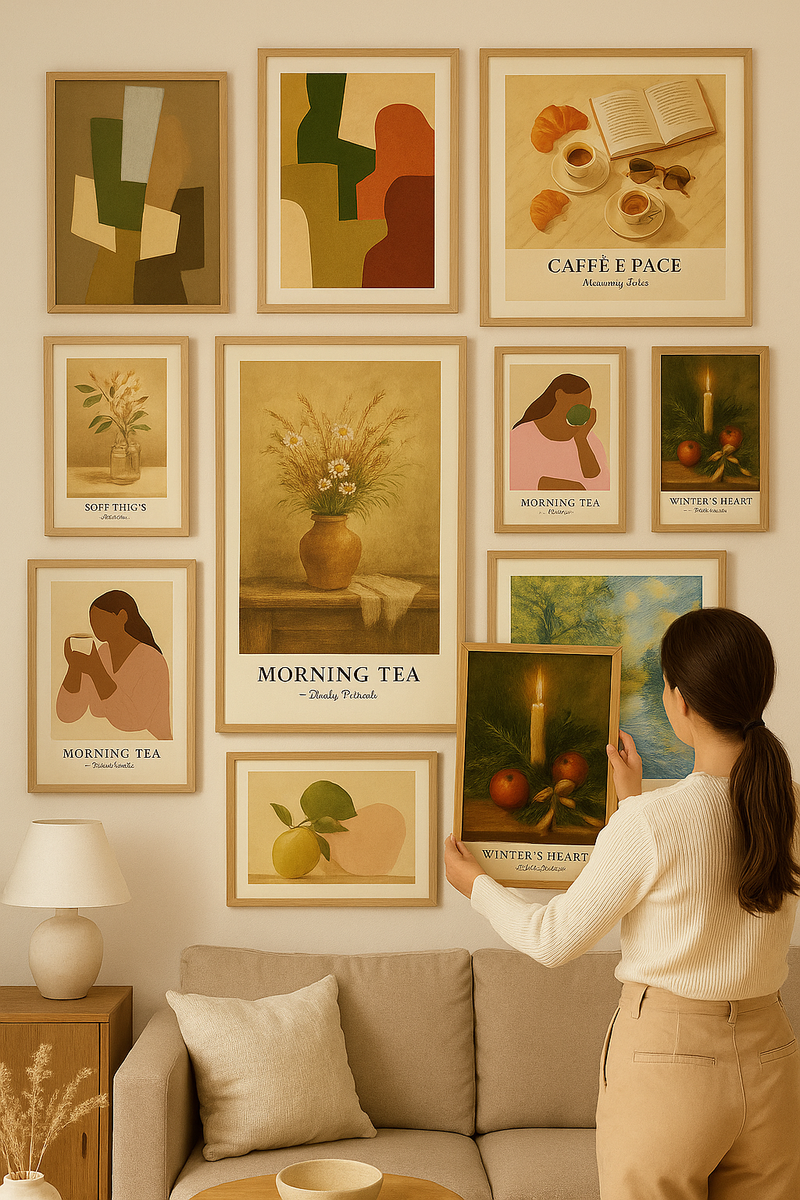 Build your own gallery wall with our easy drag-and-drop tool.