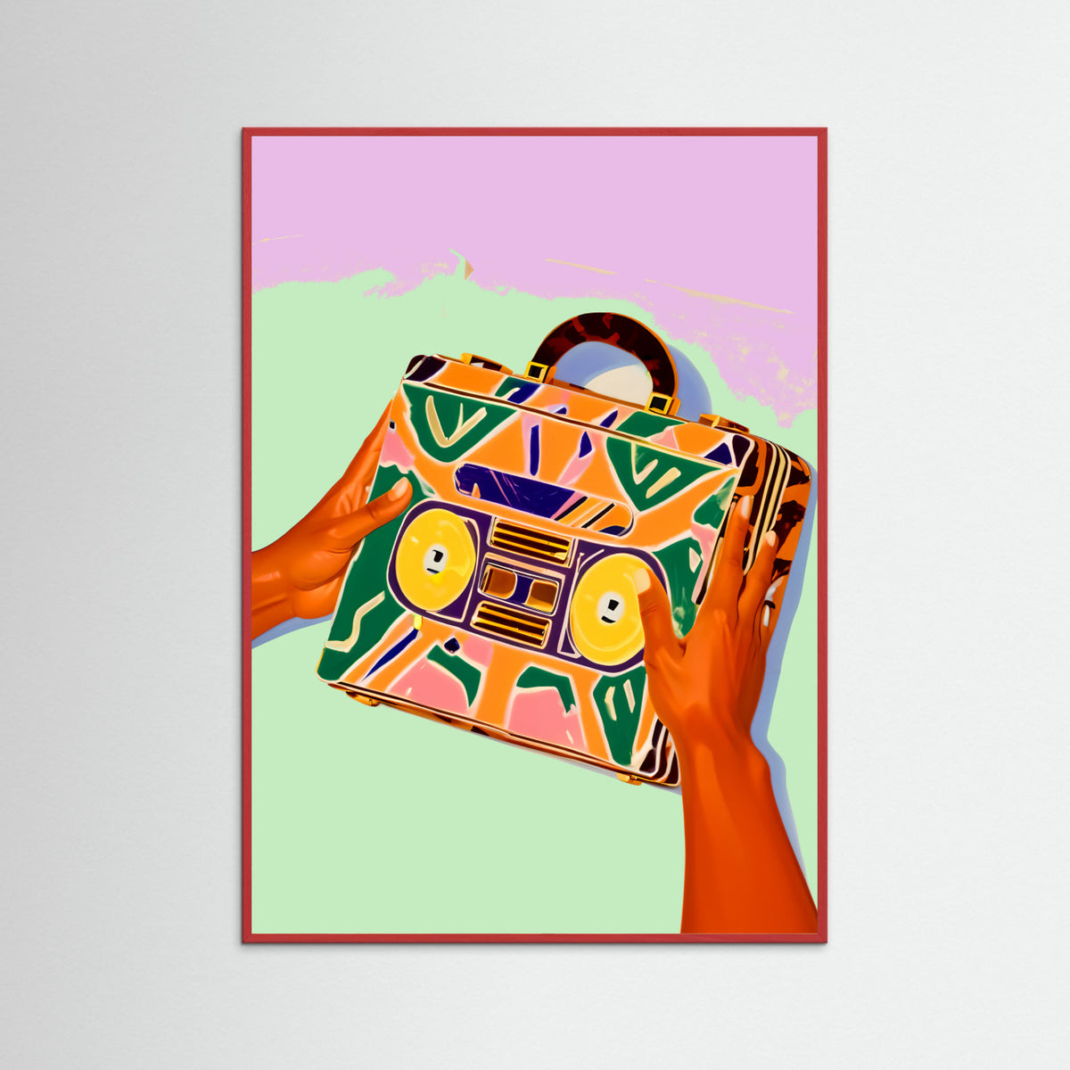 Red Wood A Suitcase Full of Memories Poster